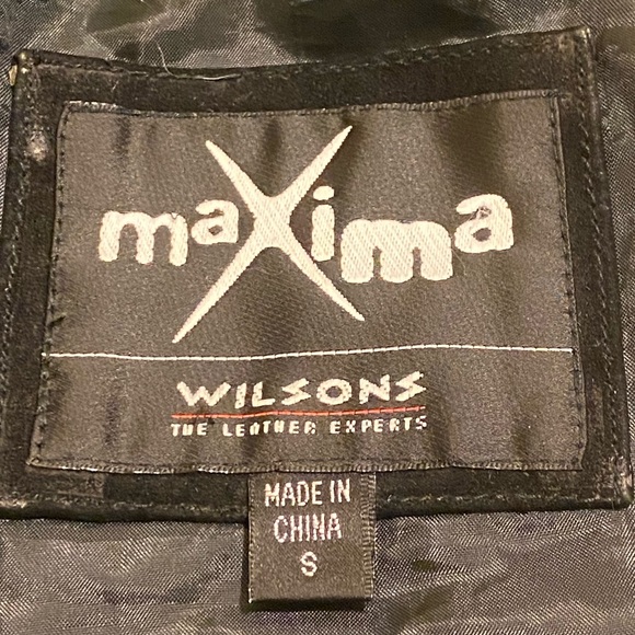 Wilsons The Leather Experts Maxima Hooded Leather Jacket - Picture 5 of 6